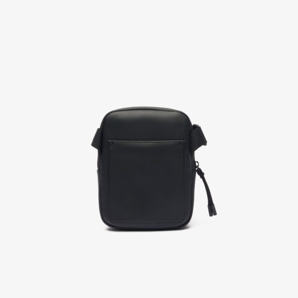 LACOSTEBolso"LCST small flat vertical crossover bag"color negro
