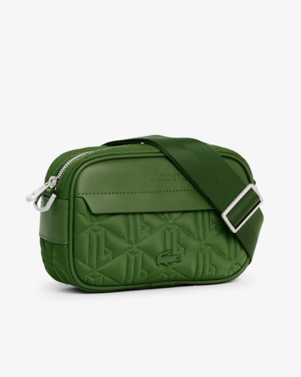 LACOSTEBolso"The Blend small reporter bag in embossed"color verde