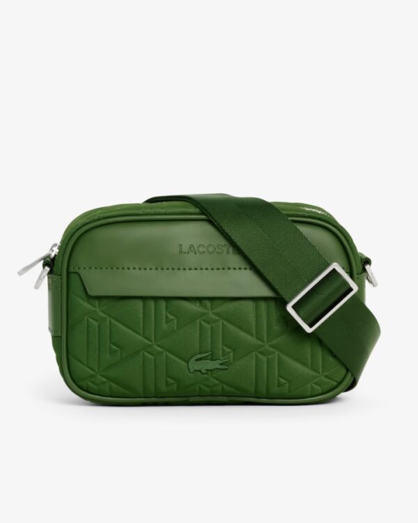 LACOSTEBolso"The Blend small reporter bag in embossed"color verde