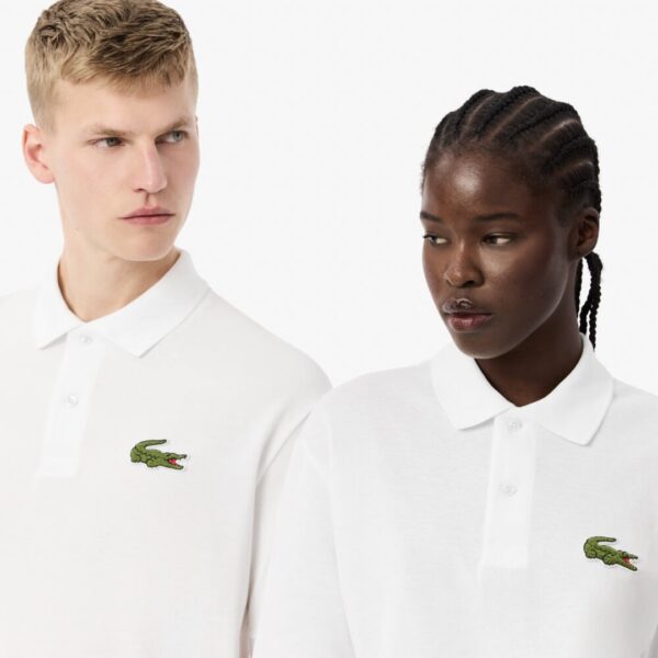LACOSTEPolo basico blanco