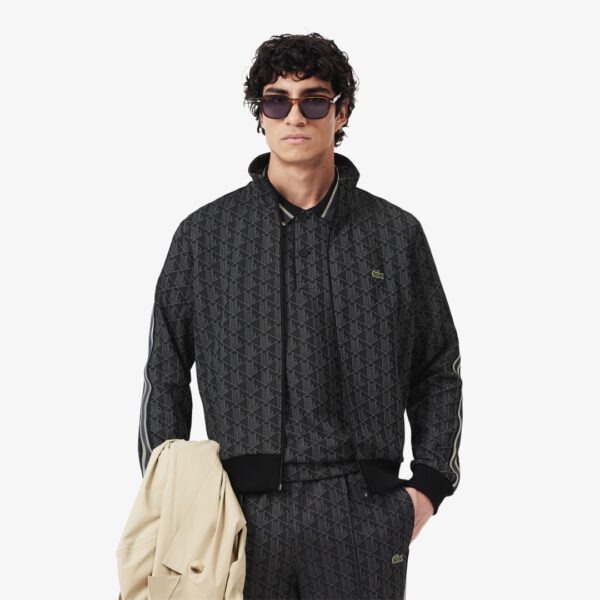 LACOSTE<br/>Chaqueta estampado negro-gris LACOSTEChaqueta estampado negro-gris