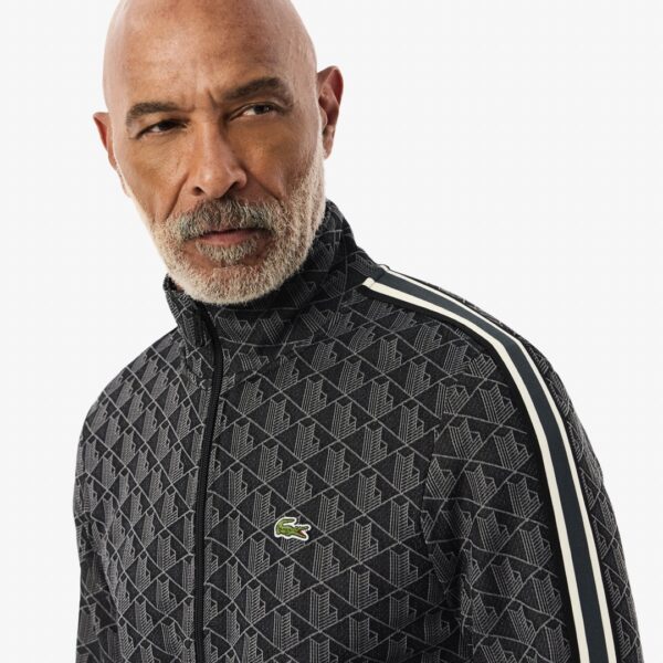 LACOSTE<br/>Chaqueta estampado negro-gris LACOSTEChaqueta estampado negro-gris