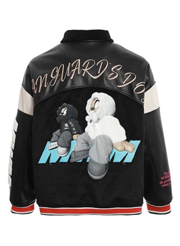 MOD WAVE MOVEMENTChaqueta"VANGUARD´S DOG BOMBER JACKET"color negro