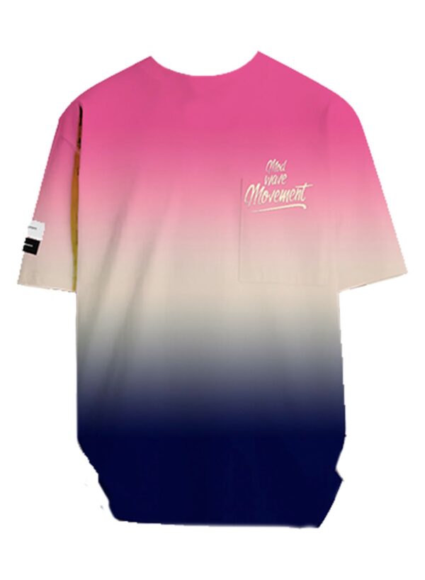 MOD WAVE MOVEMENT Camiseta " DÉGRADÉ T-SHIRT " color fucsia