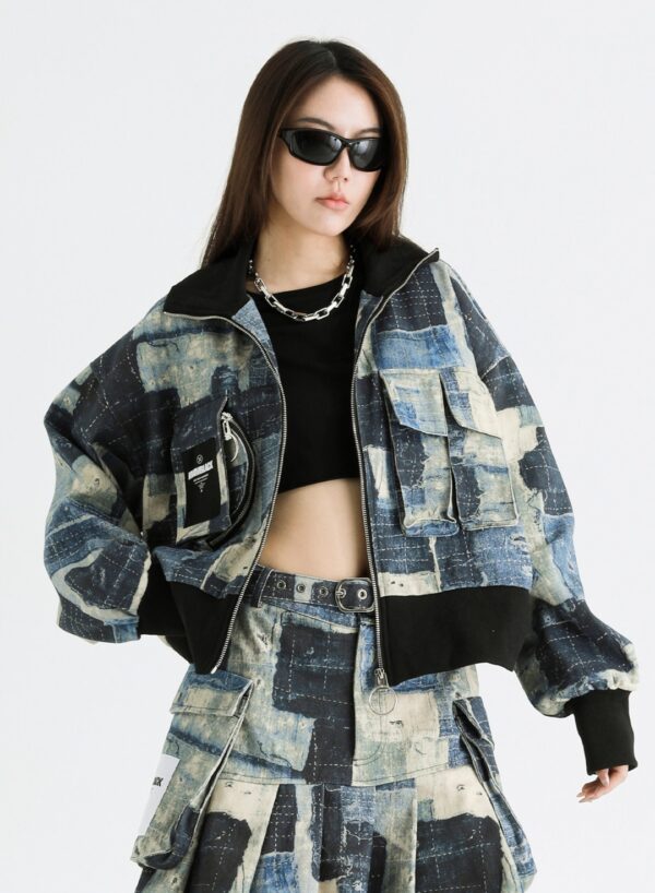 MOD WAVE MOVEMENT Chaqueta " BLACK CAPSULE " color azul