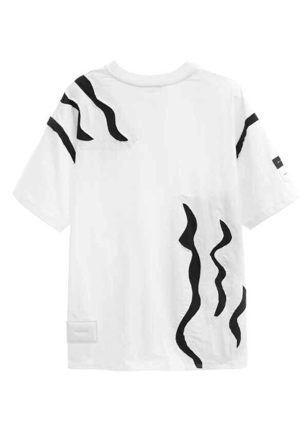 MOD WAVE MOVEMENT Camiseta " SCRATCH T-SHIRT " color blanco