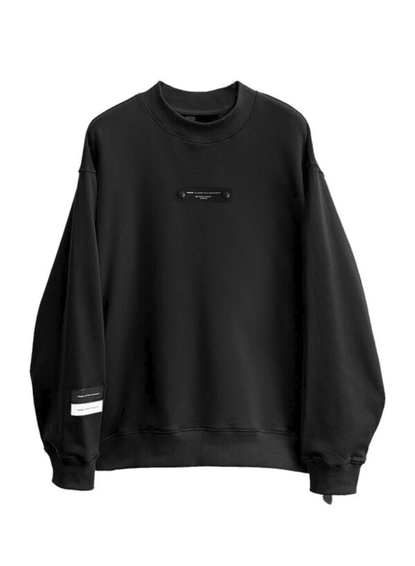 MOD WAVE MOVEMENTSudadera"DOUBLE WINGS SWEATSHIRT"color negro