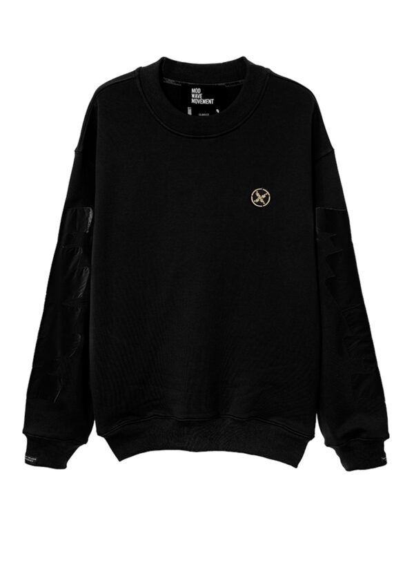 MOD WAVE MOVEMENT Sudadera " BLACK CAPSULE " color negro