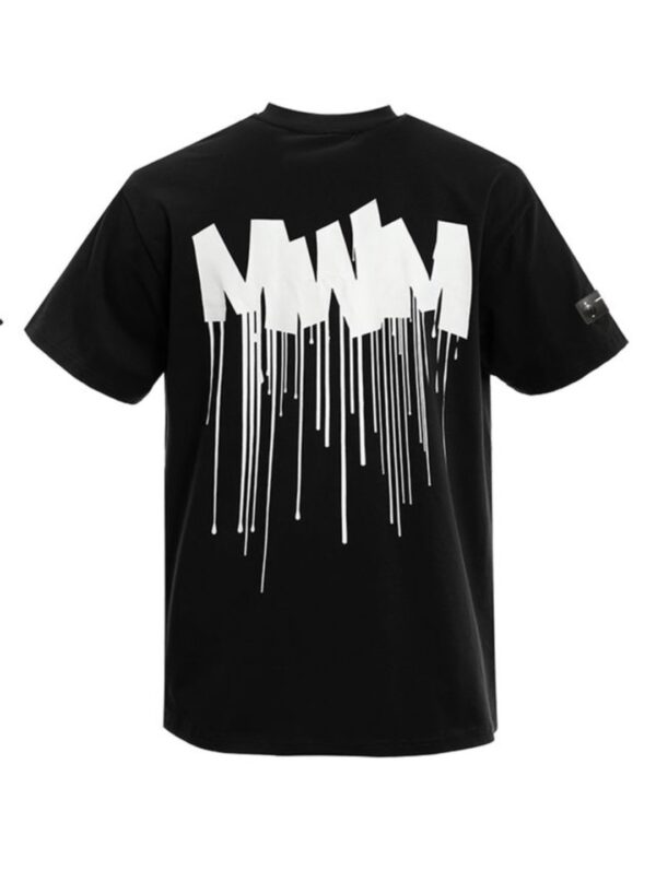 MOD WAVE MOVEMENTCamiseta"LOGO T-SHIRT"color negro