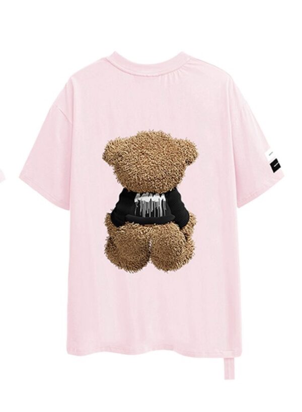 MOD WAVE MOVEMENTCamiseta"MIKE TEDDY T-SHIRT"color rosa