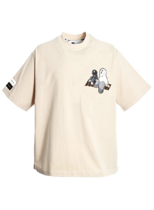 MOD WAVE MOVEMENTCamiseta"VANGUARD´S DOG T-SHIRT"color beige