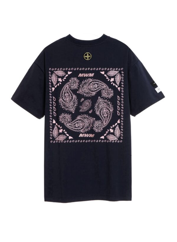 MOD WAVE MOVEMENTCamiseta"Embroidered Bandana Pocket Tee"color marino