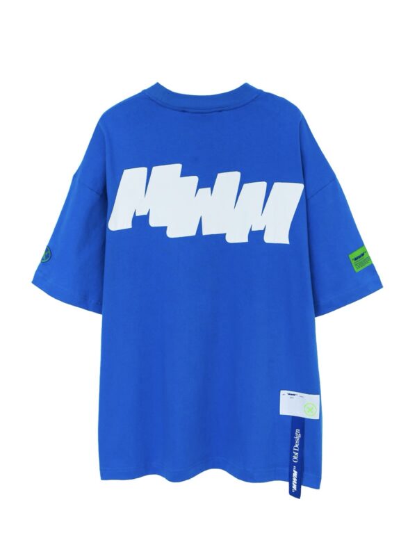 MOD WAVE MOVEMENT Camiseta " BLACK CAPSULE T-SHIRT " color azul