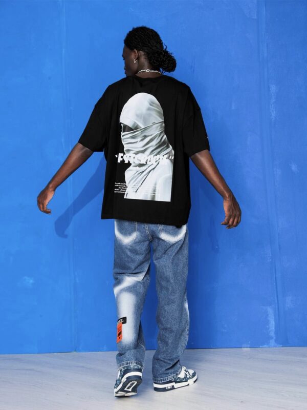 MOD WAVE MOVEMENT Camiseta " Nestrack And Wings " color negro