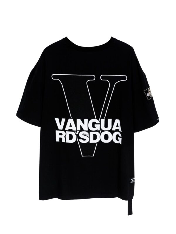 MOD WAVE MOVEMENT Camiseta " VANGUARD DOG CAPSULE T-SHIRT " color negro