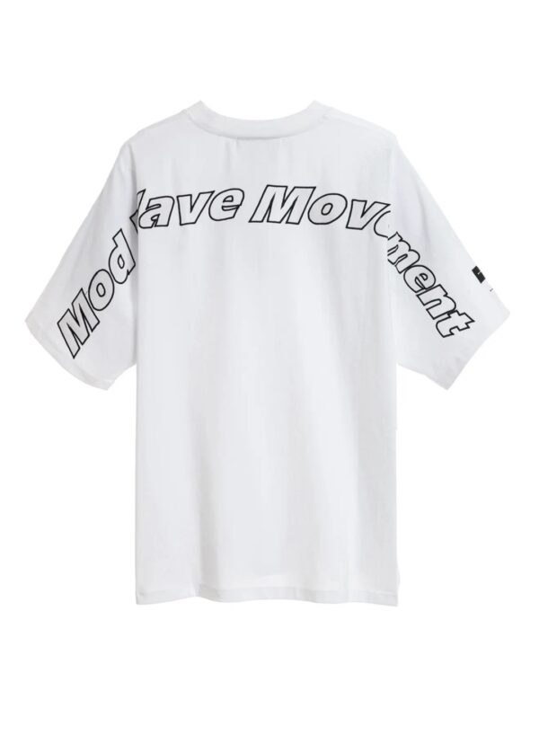MOD WAVE MOVEMENTCamiseta"Mod Wave Logo Regular Fit Tee"color blanco