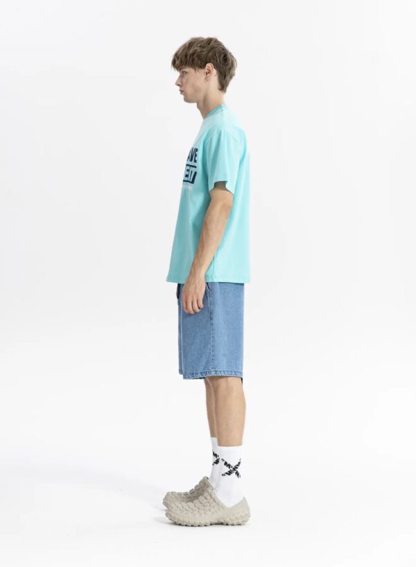 MOD WAVE MOVEMENTCamiseta"Streetwear Dog Print Regular Fit"color verde