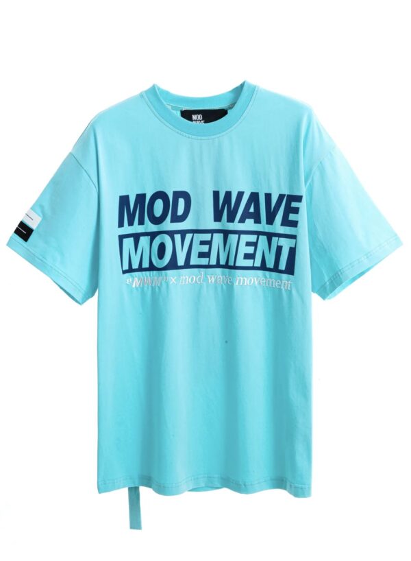 MOD WAVE MOVEMENTCamiseta"Streetwear Dog Print Regular Fit"color verde