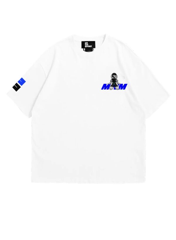 MOD WAVE MOVEMENTCamiseta"V Dogs Oversized VDog Tee"color blanco