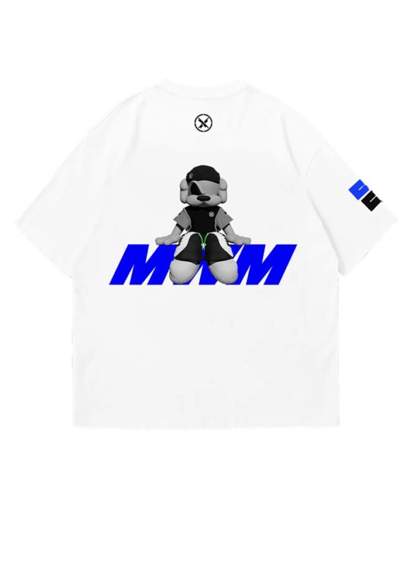 MOD WAVE MOVEMENTCamiseta"V Dogs Oversized VDog Tee"color blanco