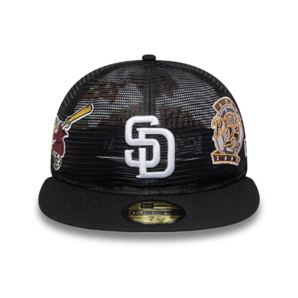 NEW ERAGorra"IMG AOP MESH 59FIFTY SADPADCO BLK"color negro