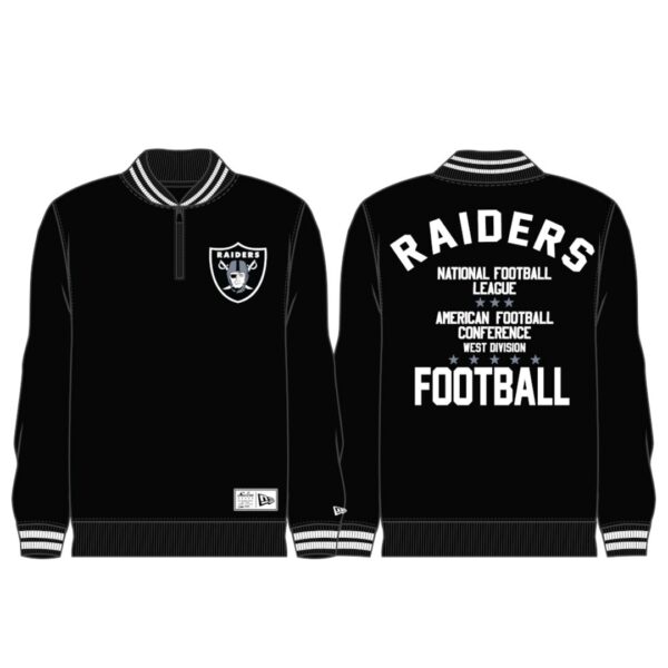 NEW ERASudadera"M THROPRE QTRZP 2782 LASRAI OTCWHI"color negro