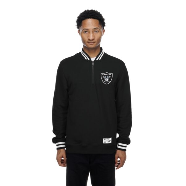 NEW ERASudadera"M THROPRE QTRZP 2782 LASRAI OTCWHI"color negro