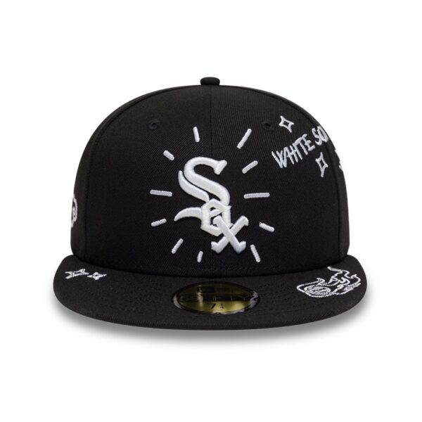 NEW ERAGorra"MLB SCRIBBLE 59FIFTY CHIWHI BLKWHI"