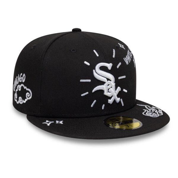 NEW ERAGorra"MLB SCRIBBLE 59FIFTY CHIWHI BLKWHI"