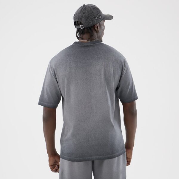 NEW ERACamiseta"MLB WASHED LOGO TEE NEYYAN BLK"color negro lavado