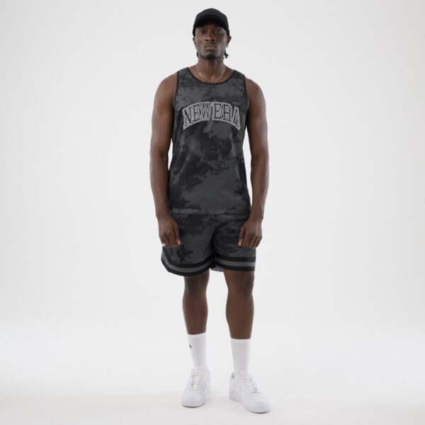 NEW ERACamiseta tirantes"NE AOP TANK TOP NEWERA BLK"color negro