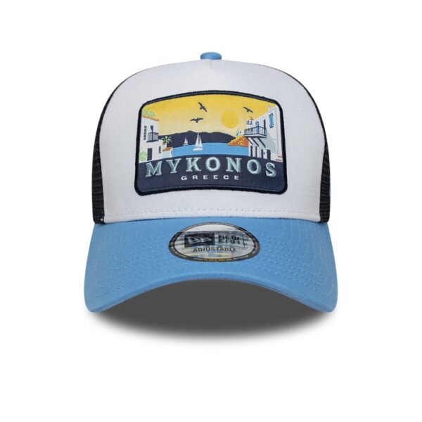 NEW ERAGorra"NE LOCATION PATCH TRUCKER NEWERA RAB"color azul