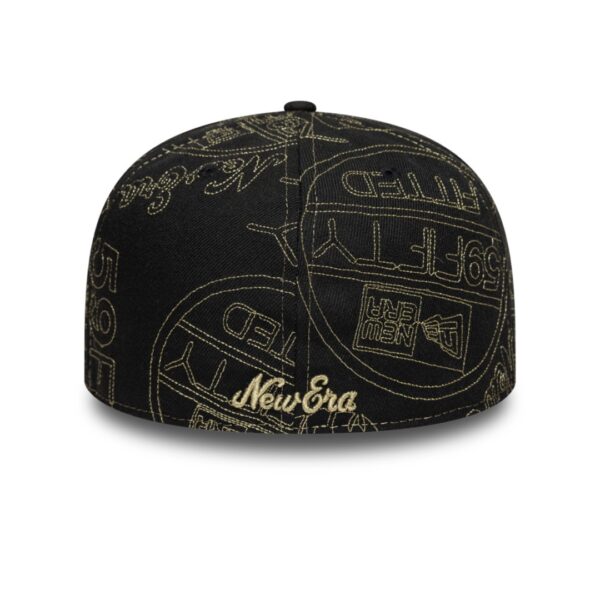 NEW ERAGorra"STICKER AOP 59FIFTY NEWERA BLKMTG"