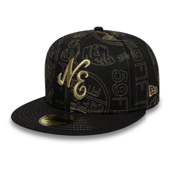NEW ERAGorra"STICKER AOP 59FIFTY NEWERA BLKMTG"