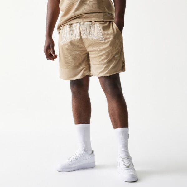 NEW ERABermudas"NE MESH OS SHORTS NEWERA CAM"color beige