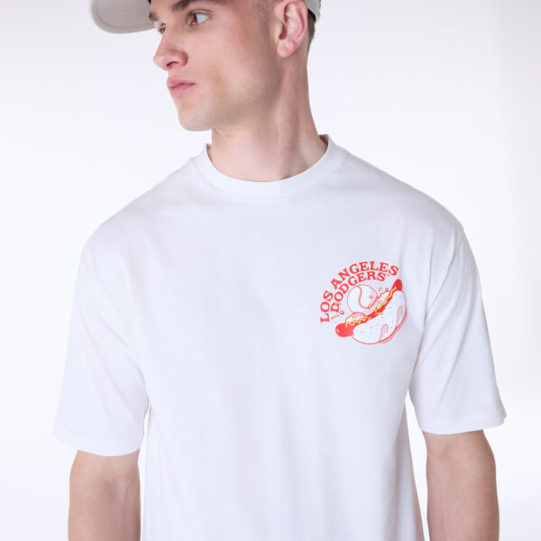 NEW ERACamiseta"MLB FOOD GRPHC OS TEE LOSDOD OFW"color blanco