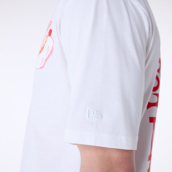 NEW ERACamiseta"MLB FOOD GRPHC OS TEE LOSDOD OFW"color blanco