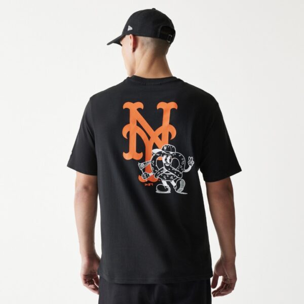 NEW ERACamiseta"MLB FOOD GRPHC REG TEE NEYMET BLK"color negro