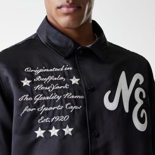 NEW ERAChaqueta"NE COACHES JACKET NEWERA BLK"color negro