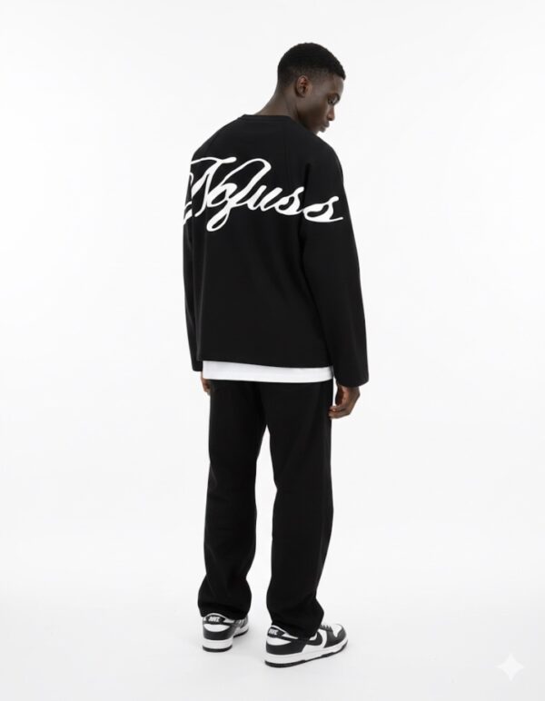 NOFUSSSudadera"Black Studio Crewneck"color negro