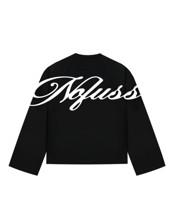 NOFUSSSudadera"Black Studio Crewneck"color negro