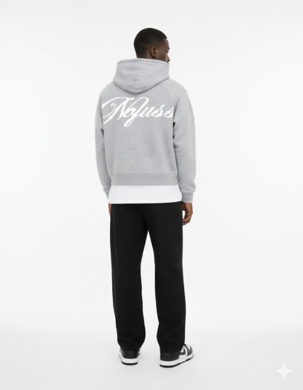 NOFUSSSudadera"Grey Essential Hoodie"color gris