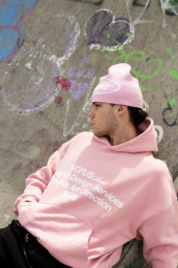 NOFUSSSudadera"Velvet"color rosa