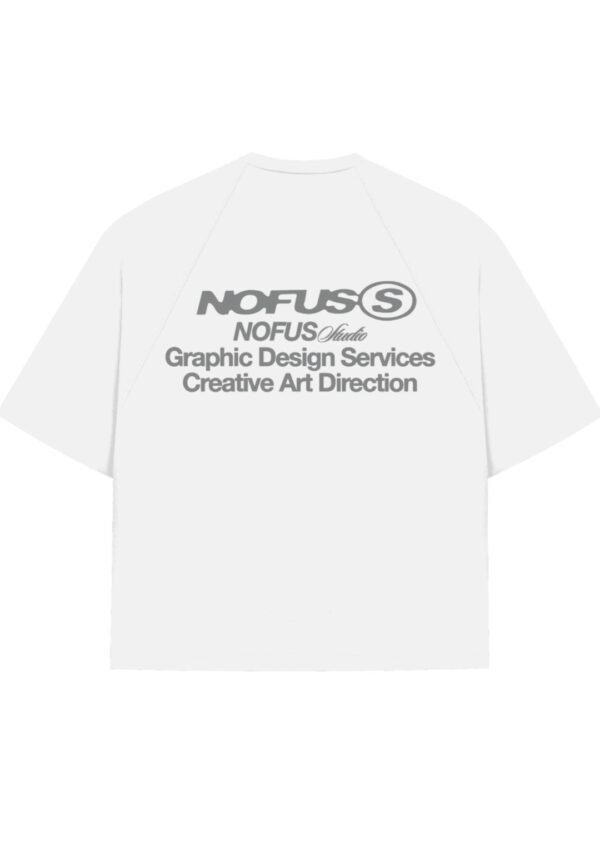 NOFUSSCamiseta"White Studio"color blanco