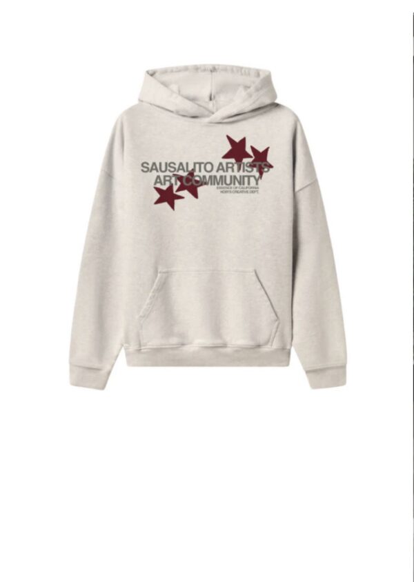 NOIR ESSENCESudadera"Artist Community Grey Hoodie"color gris