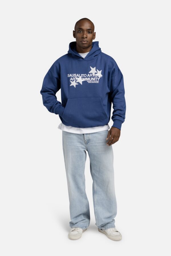 NOIR ESSENCESudadera"Artist Community Blue Hoodie"color azul