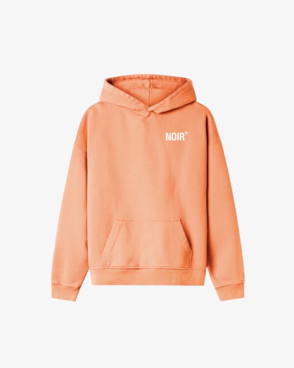 NOIR ESSENCESudadera"Essence Washed Coral Hoodie"color coral
