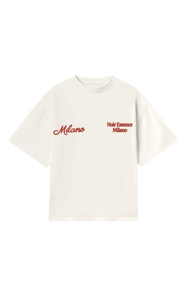 NOIR ESSENCECamiseta"Aperitivo Milano t-shirt"color blanco roto