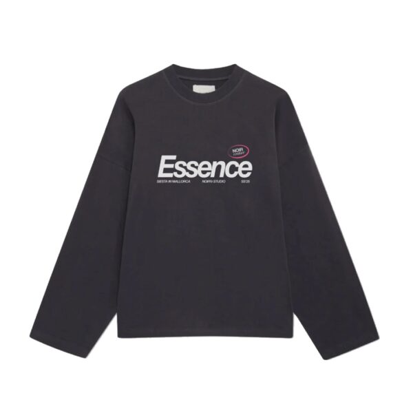 NOIR ESSENCECamiseta"Essence Longsleeve"color negro