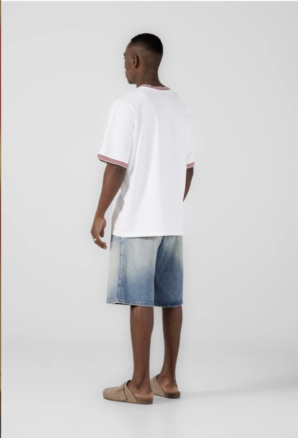 NOIR ESSENCECamiseta"Couture White T-Shirt"color blanco